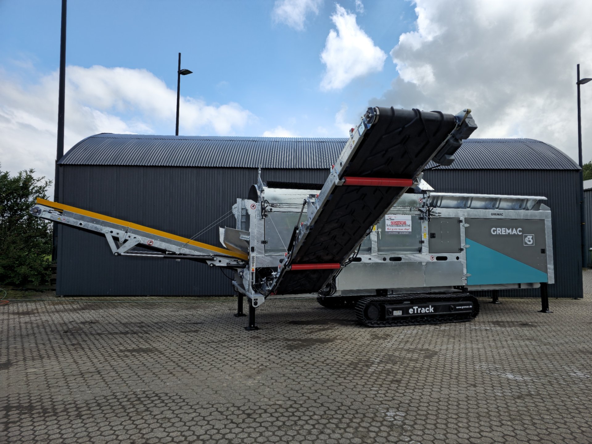 Mobiele grondzeef installatie